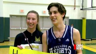 2017 FEB 08 Basketball Prom Proposal