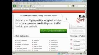 IM Tutorials Video 28 of 75 How To Submit An Article To An Article Directory
