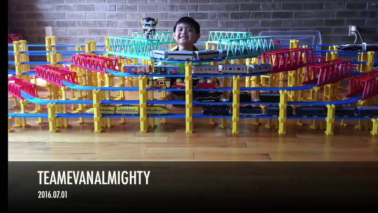TEAMEVANALMIGHTY Tomica  Evantropolis Bridge City 2016.07.01プラレール