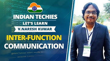 Inter-function Communication in C Programming   | By V. Naresh Kumar | Lesson 37