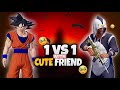 My Cute Friend Challenge Me 😍 | PUBGM | SOLO BUTT |