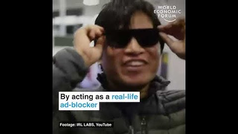 These glasses block out screens for u | A real life ad-blocker