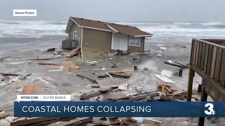 Beach erosion a primary factor for Outer Banks homes collapsing, National Park Service officials say