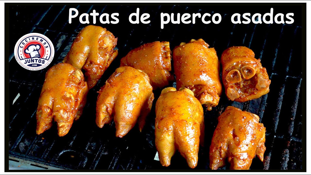 Deliciosas patas de cerdo  para chuparlas