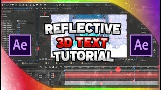 Reflective 3D Text Tutorial - After Effects x Element 3D