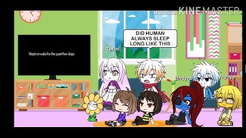 Undertale reaction to Underplayer part 5 ||gacha life||