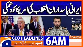 Multiple US military bases were targeted, Revolutionary Guards| 6AM Headlines GeoNews (27 June 2026) screenshot 4