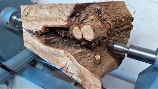 Woodturning  Split & Spalted