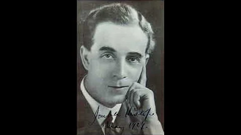 Joseph Hislop sings "Du sover blott", op. 21, no. 2 (1928)