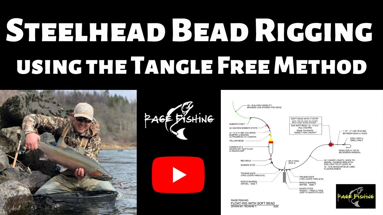 STEELHEAD BEAD RIGGING USING THE TANGLE FREE METHOD-Explained in