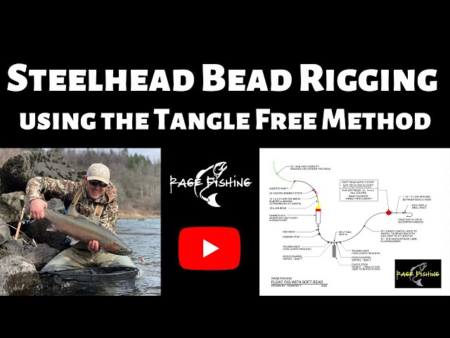 STEELHEAD BEAD RIGGING USING THE TANGLE FREE METHOD-Explained in detail,  with diagram and gear links 