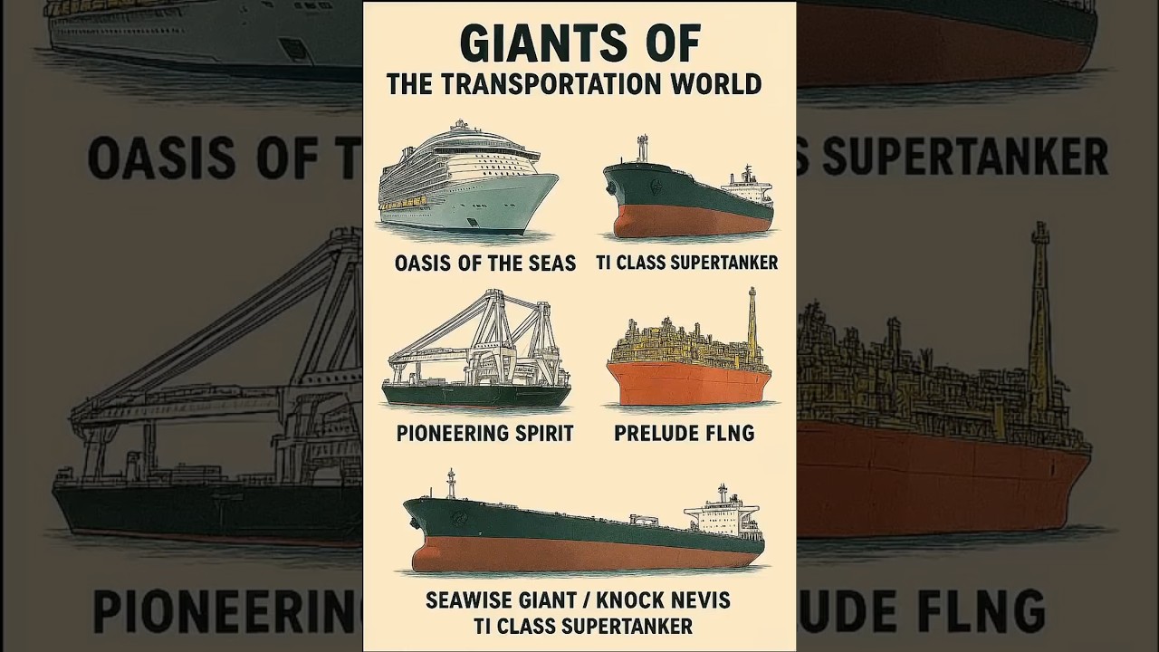 PART-20  GIANTS OF  THE TRANSPORTATION WORLD😱             