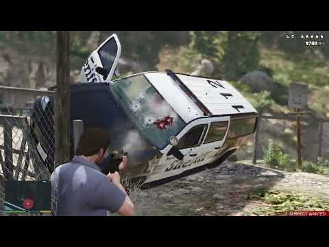 GTA 5 - Dignity Village Rampage + Six Star Escape