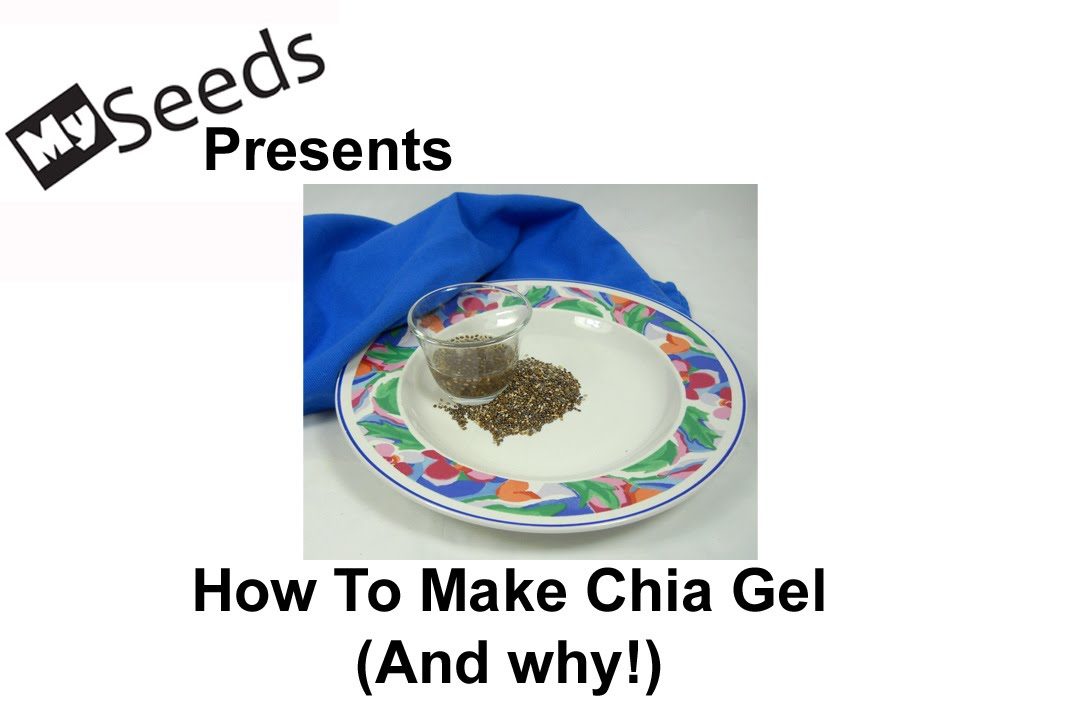How To Make Chia Gel With MySeeds Chia Seeds - YouTube