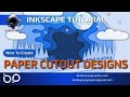 How To Create A PAPER CUTOUT DESIGN In INKSCAPE