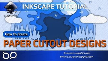 How To Create A PAPER CUTOUT DESIGN In INKSCAPE