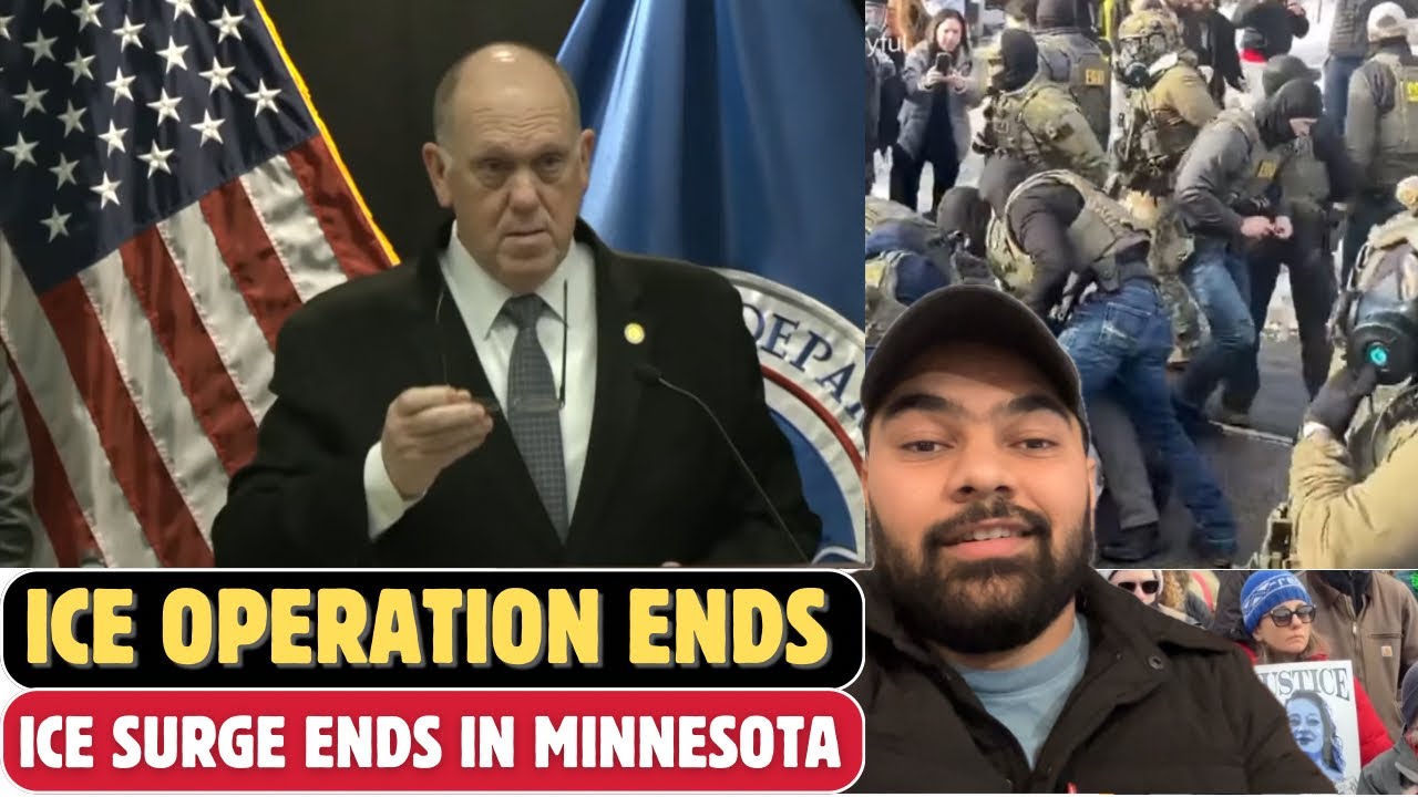 ICE Operation Ending In Minnesota | Border Czar Tom Homan Announced Ice ...