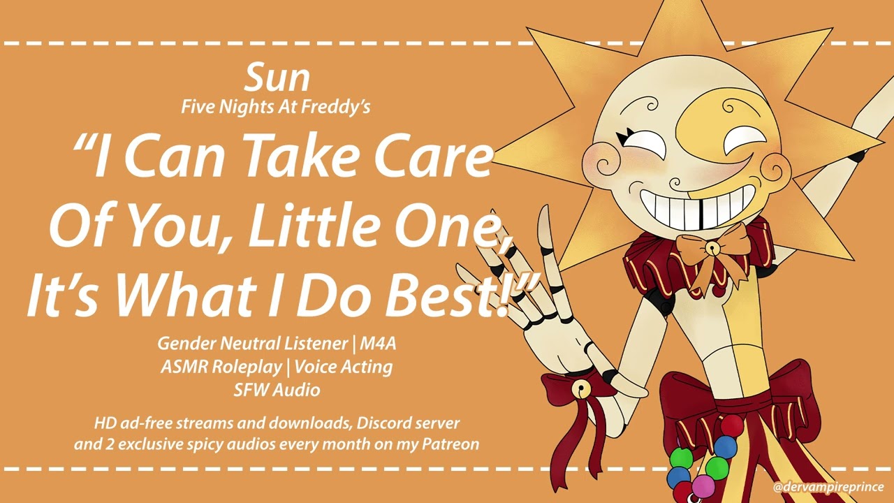 ASMR | FNAF - Sleepover With Sun While You're Regressed [Age Regression Comfort]