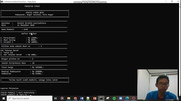 Presentasi Tugas Besar - Penjualan Obat di Apotik Dengan Inputan