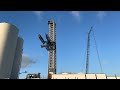 Chopsticks raised June 10, 2023 SpaceX Starbase, Boca Chica, TX