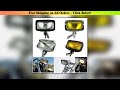 Motorcycle H3 Square Headlight With Bottom Mount Headlamp - Simple But Practical | Smart Choice