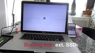 MacBook Pro 15" (2012) NON-Retina booting up from External SSD with OS X 10.8.2 Mountain Lion