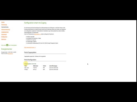 Solarautonomie: Smart me Tutorial