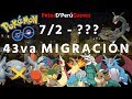 43VA MIGRACIÓN"HOENN" & NUEVOS NIDOS COMPLETOS LIMA PERÚ POKEMON
GO[PETERDPERÚGAMES]