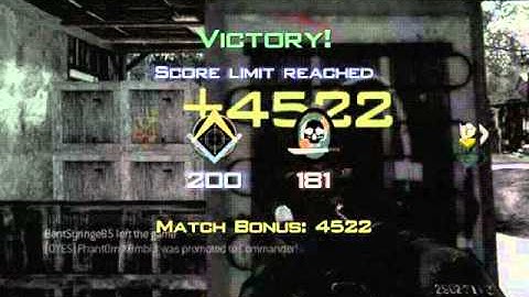 MW3: BROOKTOWNBAIIA- Nasty Throwing Knife Killcam