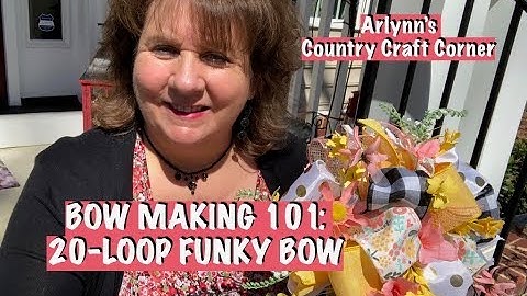 🎀Bow Making 101: 20-Loop Funky Bow🎀