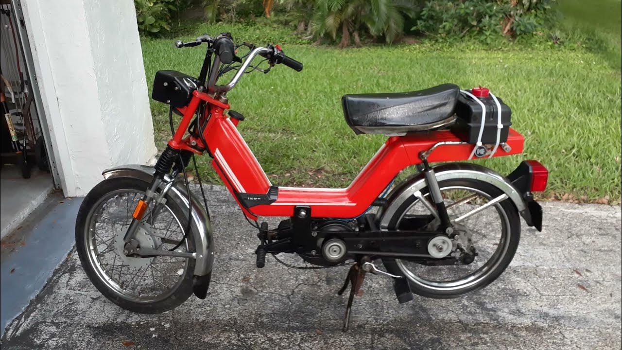 1996 TFR Vintage Moped Project First Run 6/25/21 YouTube