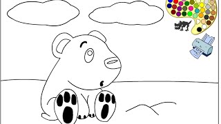 Bear Coloring Pages For Kids - Bear Coloring Pages
