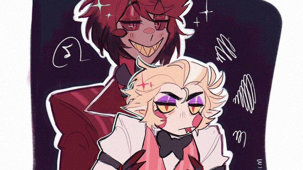 LUCIFER PRUEBA AL NUEVO ALASTOR  (COMIC FANDUB hazbin hotel) dioapplera