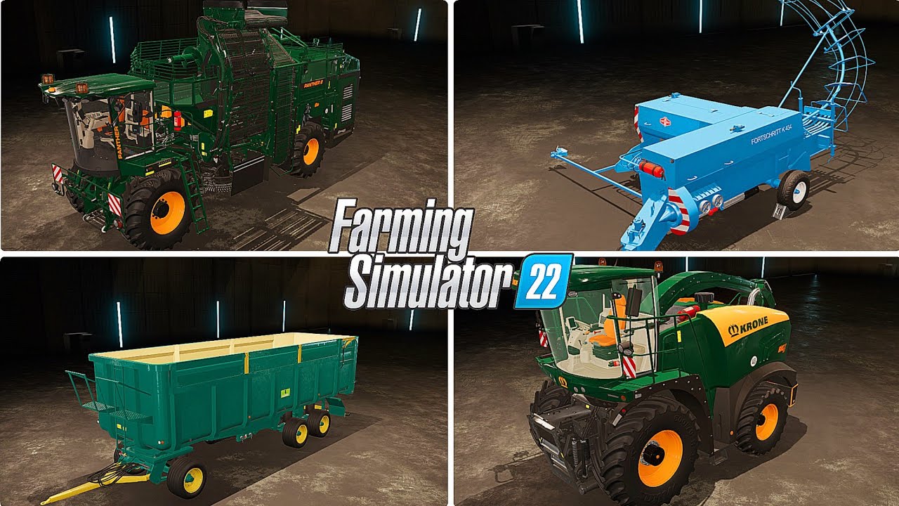 NEW MODS PREVIEW  [ 27 Mods ] KRONE | TELEHANDLER | PANTHER | TIMBER PACK - Farming Simulator 22