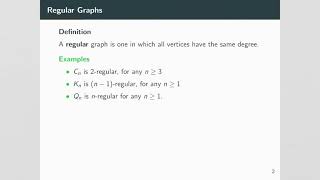Regular Graphs