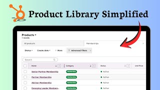 How to create products in product library in HubSpot