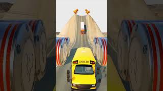 “School Bus Disaster Simulation 😳 | BeamNG Drive”