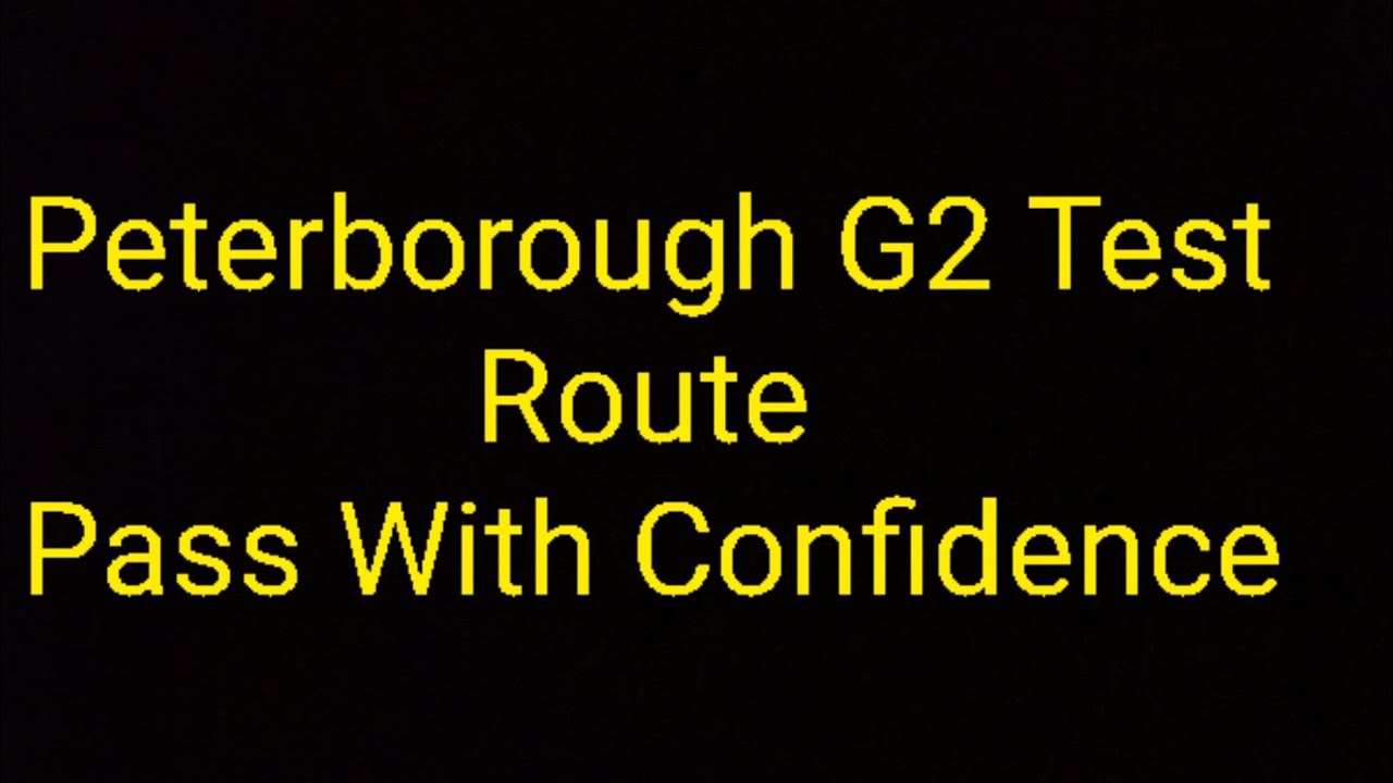 Peterborough G2 Test Route With streets names |desi canadian vlogger