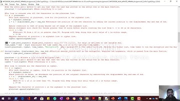 Video Presentation for Simple Encryption and Decryption Program in Python