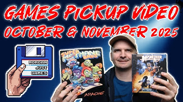 Games Pickup Video - Oktober & November 2025 - Amiga / C64 / PS1 / PS5
