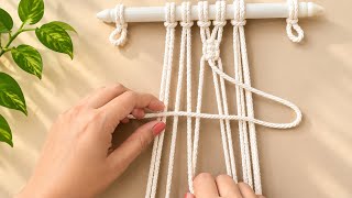Macramé - DIY Macrame Pattern Tutorial - DIY Macrame Wall Hanging for beginners 