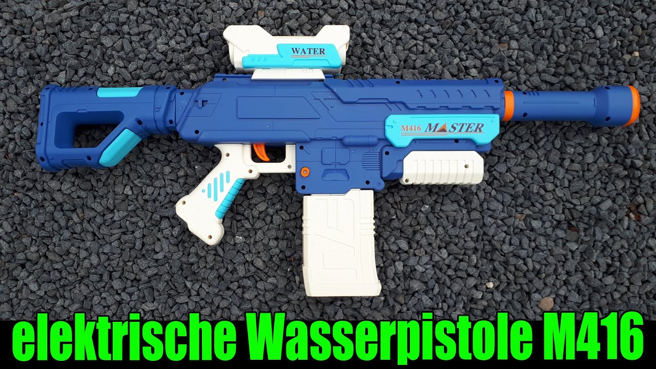 M416 elektrische Wasserpistole [Vorstellung + Schusstest