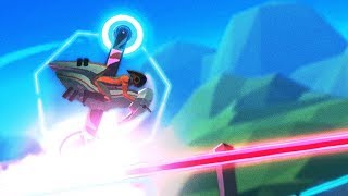 Pulling Off Impossible Stunts on Neon Death Tracks - FutureGrind Gameplay - Let's Game It Out screenshot 1