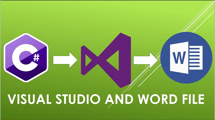 Visual studio C# Tutorial : Microsoft Word file