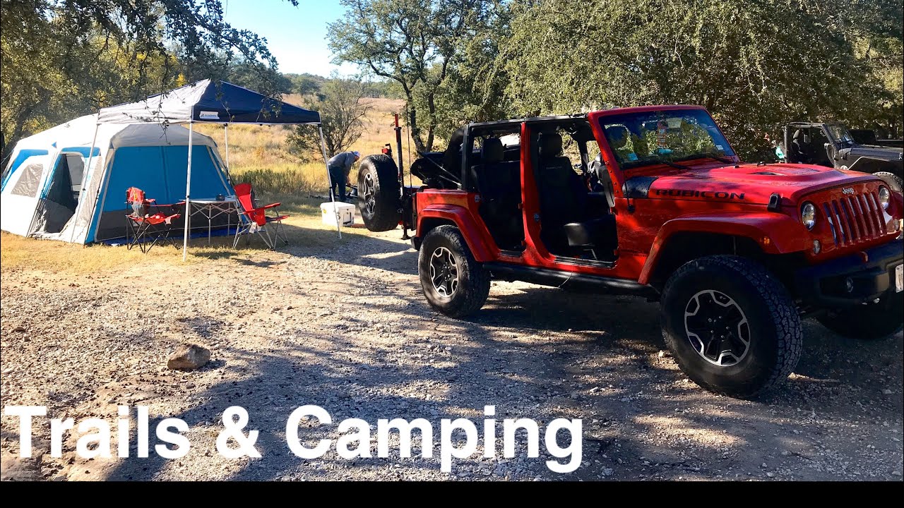 Jeep Camping at Hidden Falls Adventure Park YouTube