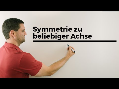 Video: So Finden Sie Einen Punkt, Der Symmetrisch Zu Einer Geraden Ist