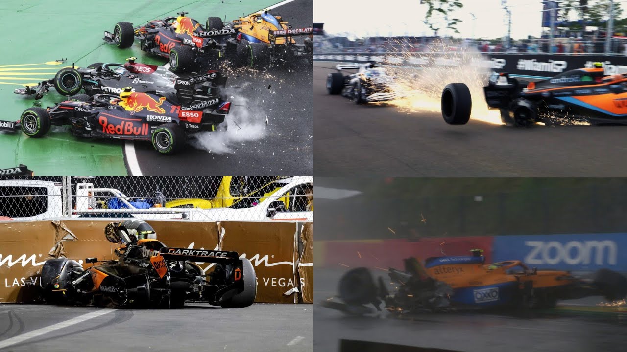 Every Lando Norris Crash in F1