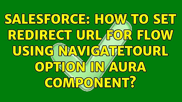 Salesforce: How to set redirect url for flow using NavigatetoURL option in Aura component?