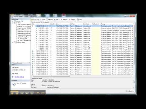 02 SQL DBA Monitor Database Restores Coach-in-a-Can™