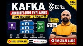 System Design Part #10 🔥 Kafka Architecture | Producer, ,Broker Consumer, Zookeeper &amp; KRaft